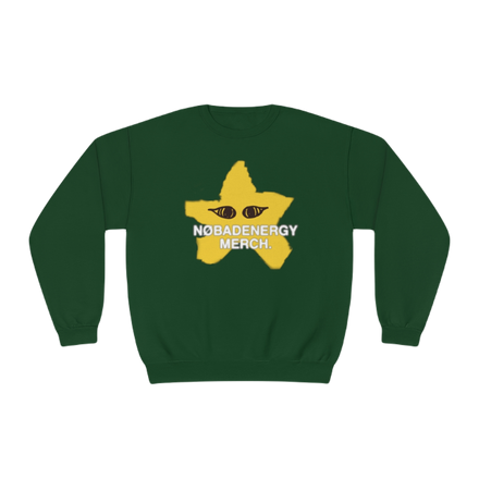 Forest Green StarFace Sweater